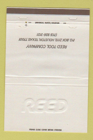 Matchbook Cover - Reed Tool Company Houston TX 40 Strike