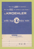 Matchbook Cover - Kroehler Furniture Marvin Boyd Port Lavaca TX 40 Strike