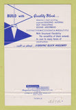Matchbook Cover - Dakota Concrete Block Rapid City SD 40 Strike