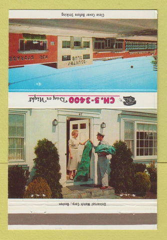Matchbook Cover - Country Club Laundry Cleaning Warren RI 40 Strike
