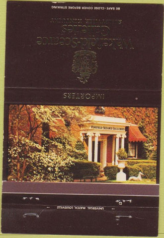 Matchbook Cover - Wakefield Scearce Galleries Shelbyville KY 40 Strike