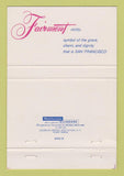 Matchbook Cover - Fairmont Hotel San Francisco CA WEAR 40 Strike