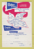 Matchbook Cover - Walper Furniture Adrian MI 40 Strike