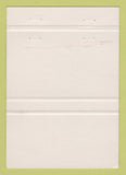 Matchbook Cover - Club Med Toronto ON vacations resort 40 Strike