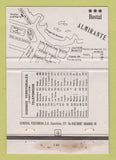 Matchbook Cover - Hostal Almirante La Coruna Spain WEAR 40 Strike