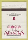 Matchbook Cover - Allentown PA Hilton Hotel Seasons Restaurant 40 Strike