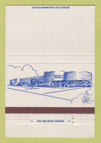 Matchbook Cover - Suffolk Manor Catering North Lindenhurst NY 40 Strike