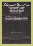 Matchbook Cover - Sherwood Forest Restaurant Chicago IL 40 Strike