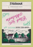 Matchbook Cover - Hideout Restaurant Mount Laurel NJ WEAR 40 Strike