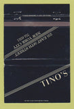 Matchbook Cover - Tino's Restaurant New York City WEAR 40 Strike