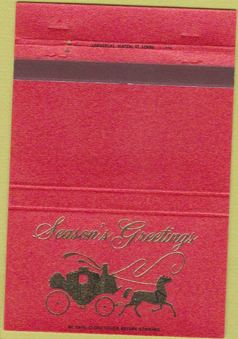Matchbook Cover - Holiday Inn Bridgeton MO Christmas 40 Strike