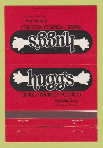 Matchbook Cover - Huggs Holiday Inn Petoskey MI 40 Strike