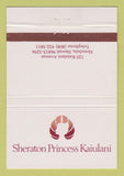 Matchbook Cover - Sheraton Princess Kaiulani Honolulu Hawaii 40 Strike