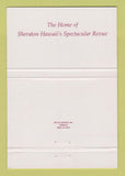 Matchbook Cover - Sheraton Princess Kaiulani Honolulu Hawaii 40 Strike