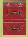 Matchbook Cover - Iron Horse Restaurant New York City WEAR 40 Strike