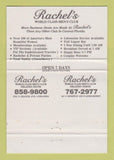 Matchbook Cover - Rachel's Strip Club girlie Orlando FL WEAR 40 Strike