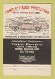 Matchbook Cover - Tuff Kote Rustproofing St Catharines ON 40 Strike