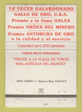 Matchbook Cover - Restaurante Pedro Romero Ronda Malaga Spain 40 Strike