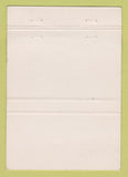 Matchbook Cover - Club Med Vacations Toronto ON 40 Strike