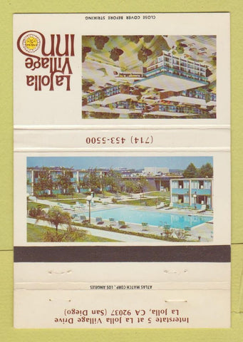 Matchbook Cover - La Jolla Village Inn CA 40 Strike