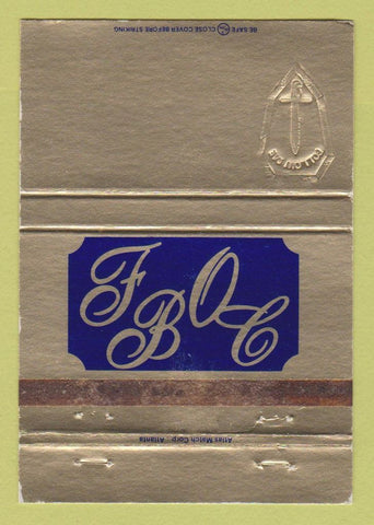 Matchbook Cover - Fort Benning Officers Club GA 40 Strike