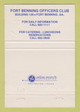 Matchbook Cover - Fort Benning Officers Club GA 40 Strike