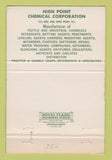 Matchbook Cover - High Point Chemical Corp Hipochem NC 40 Strike