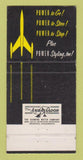 Matchbook Cover - Oldsmobile Rocket Visalia CA 30 Strike