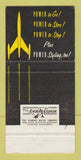 Matchbook Cover - Oldsmobile Rocket Central Motors Cranston RI 30 Strike