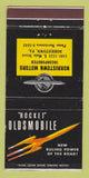 Matchbook Cover - Oldsmobile Rocket Norristown Motors PA 30 Strike