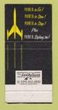 Matchbook Cover - Oldsmobile Rocket Norristown Motors PA 30 Strike