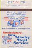 Matchbook Cover - Stanley Steel Service Buffalo NY 40 Strike