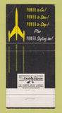 Matchbook Cover - Oldsmobile Rocket LD Sherod Huron OH WEAR 30 Strike
