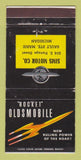 Matchbook Cover - Oldsmobile Rocket Sims Motors Sault Ste Marie MI 30 Strike