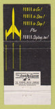 Matchbook Cover - Oldsmobile Rocket Sims Motors Sault Ste Marie MI 30 Strike
