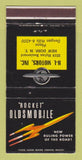 Matchbook Cover - Oldsmobile Rocket HL Motors New Dorp NY 30 Strike