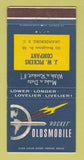 Matchbook Cover - Oldsmobile Rocket JW Pickens Orangeburg SC 30 Strike
