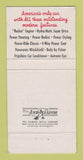 Matchbook Cover - Oldsmobile Rocket Leopold Chevrolet Lewistown PA 30 Strike