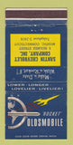 Matchbook Cover - Oldsmobile Rocket Santin Mystic CT WEAR 30 Strike