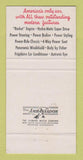 Matchbook Cover - Oldsmobile Rocket Santin Mystic CT WEAR 30 Strike