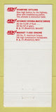 Matchbook Cover - Oldsmobile Rocket Larscheid Motors Brookings SD 30 Strike