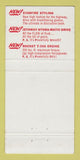Matchbook Cover - Oldsmobile Rocket Zintsmaster Decatur IN 30 Strike
