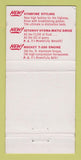 Matchbook Cover - 1956 Oldsmobile Park Motors Madison GAWEAR 30 Strike