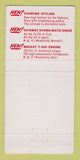 Matchbook Cover - 1956 Oldsmobile State St Motors Sycamore ILWEAR 30 Strike