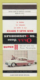 Matchbook Cover - 1956 Oldsmobile Main Sales Canton ILWEAR 30 Strike