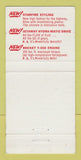 Matchbook Cover - 1956 Oldsmobile Main Sales Canton ILWEAR 30 Strike
