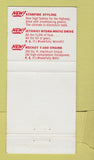 Matchbook Cover - 1956 Oldsmobile Kerley Belleville ILWEAR 30 Strike