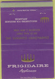 Matchbook Cover - Frigidaire Appliances Rochester NY Chapin 40 Strike