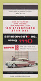 Matchbook Cover - 1956 Oldsmobile Leo Rule Compton CAWEAR 30 Strike