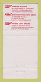 Matchbook Cover - 1956 Oldsmobile Luther Coggin Birmingham ALWEAR 30 Strike